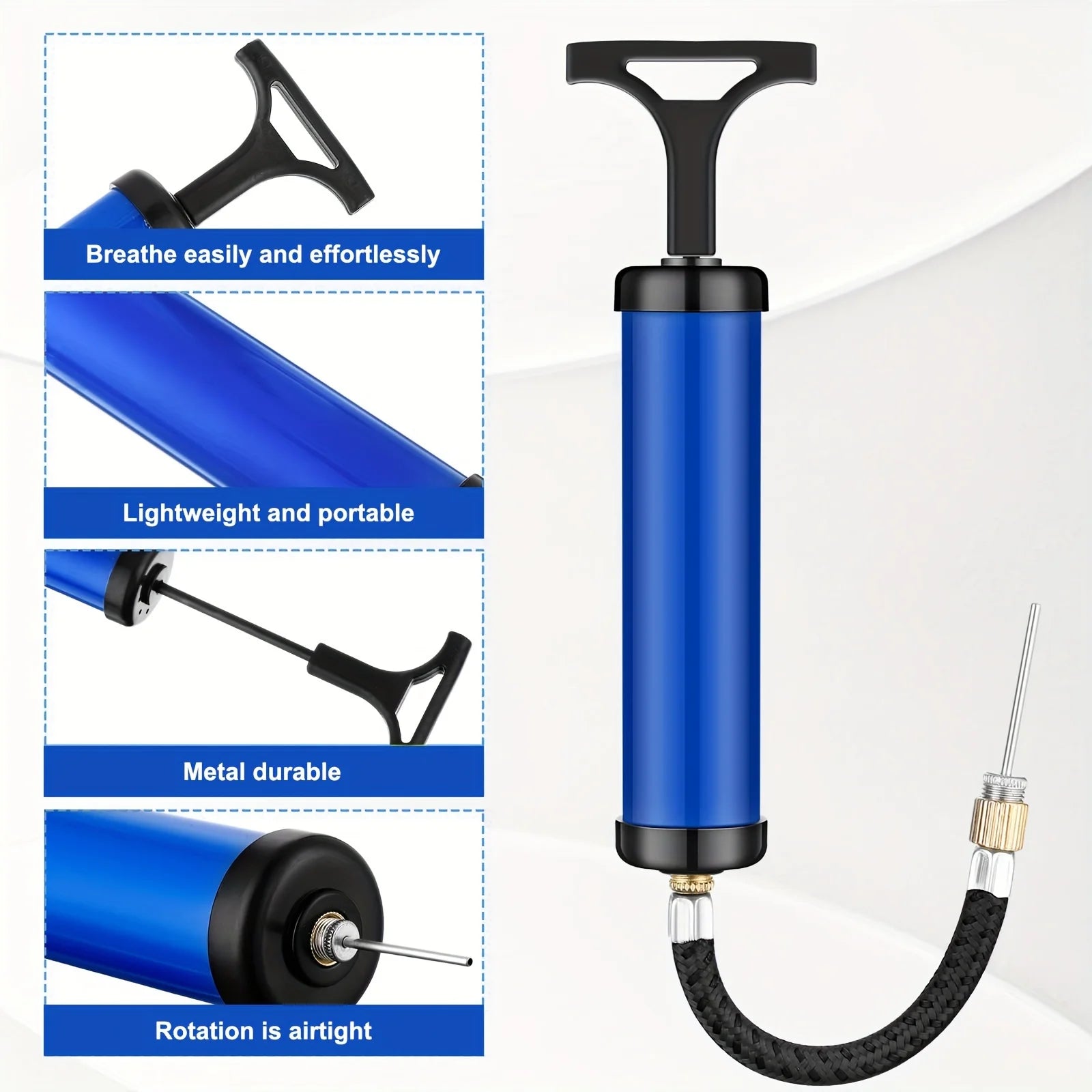 Portable Soccer Ball Pump — Works on All Sports Balls